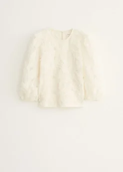 Top met chiffon details
