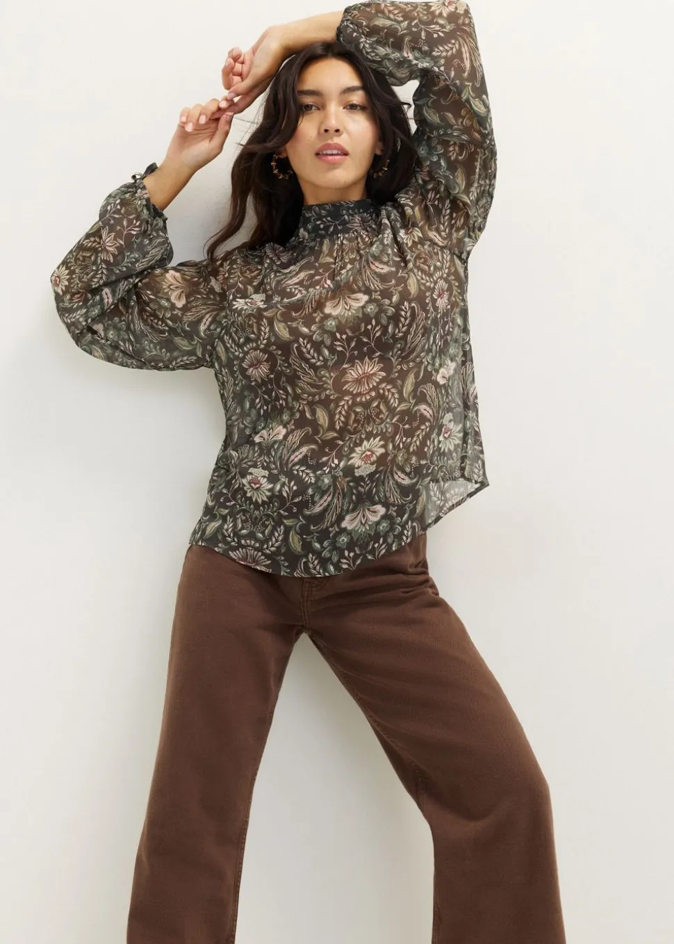 Top met print