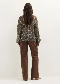 Top met print
