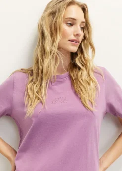 T-shirt met borduursel