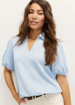 T-shirt met kraag
