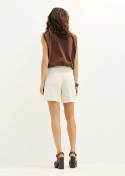 T-shirt met plooi schouders