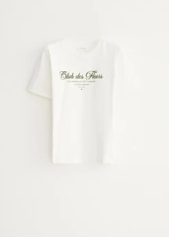 T-shirt met tekstprint