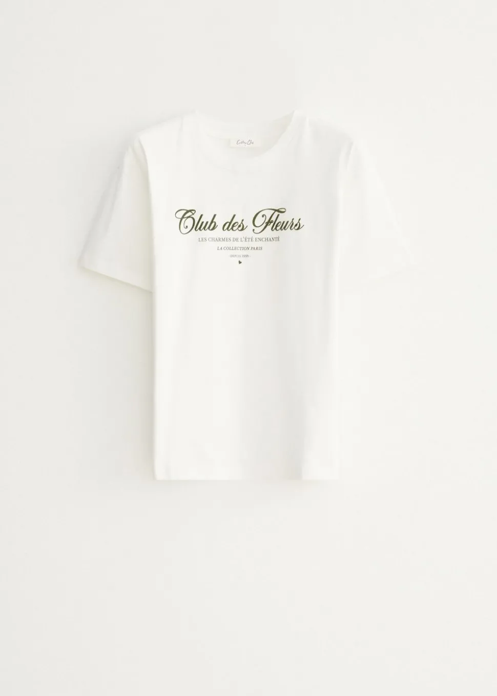 T-shirt met tekstprint