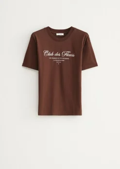 T-shirt met tekstprint