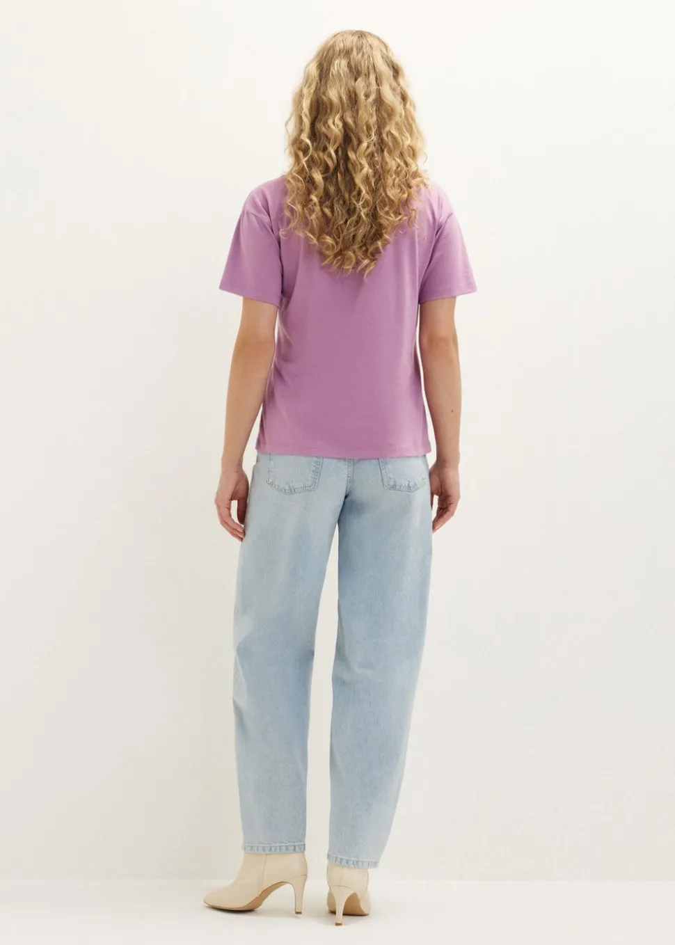 T-shirt met tekstprint