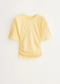 T-shirt met zijplooi