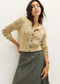 Vest met dierenprint