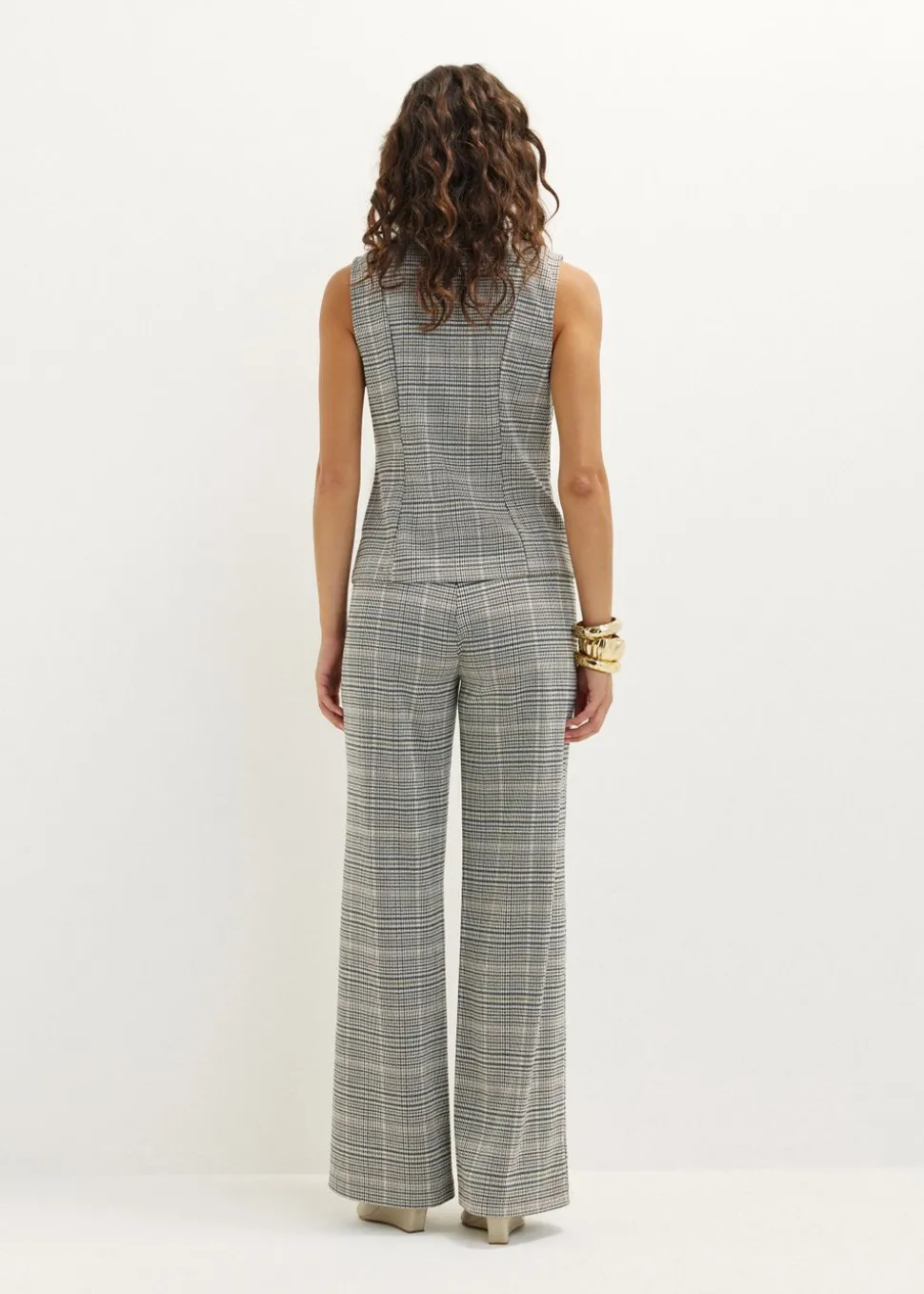 Wijde broek check