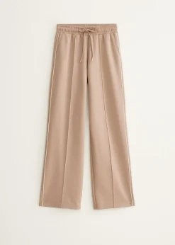 Wijde broek met bies