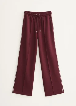 Wijde broek met bies