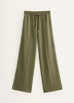 Wijde broek met bies