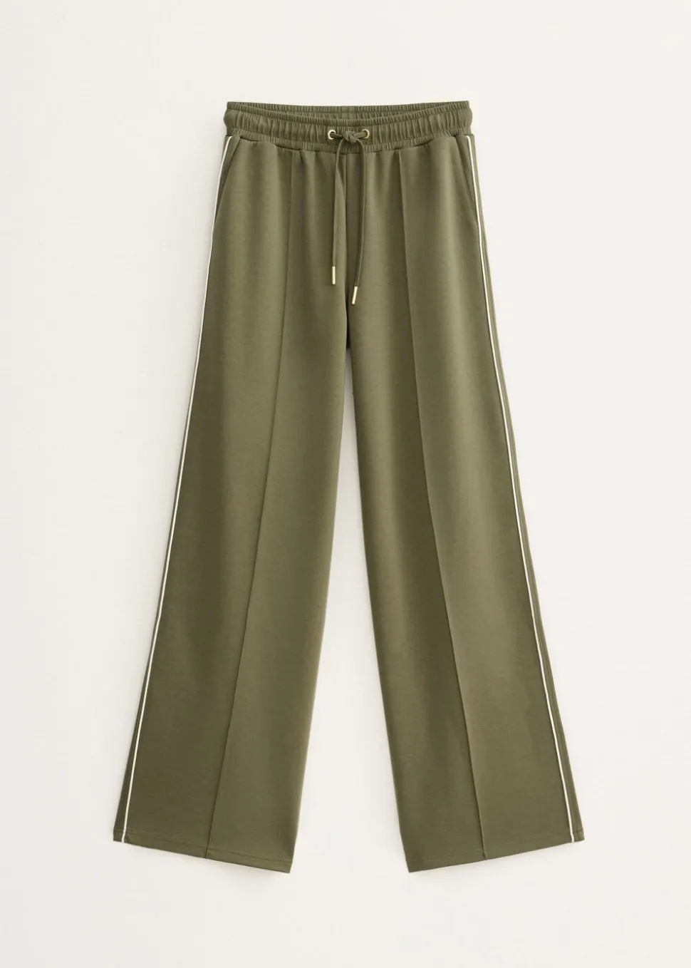 Wijde broek met bies