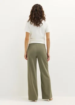 Wijde broek met pintuck