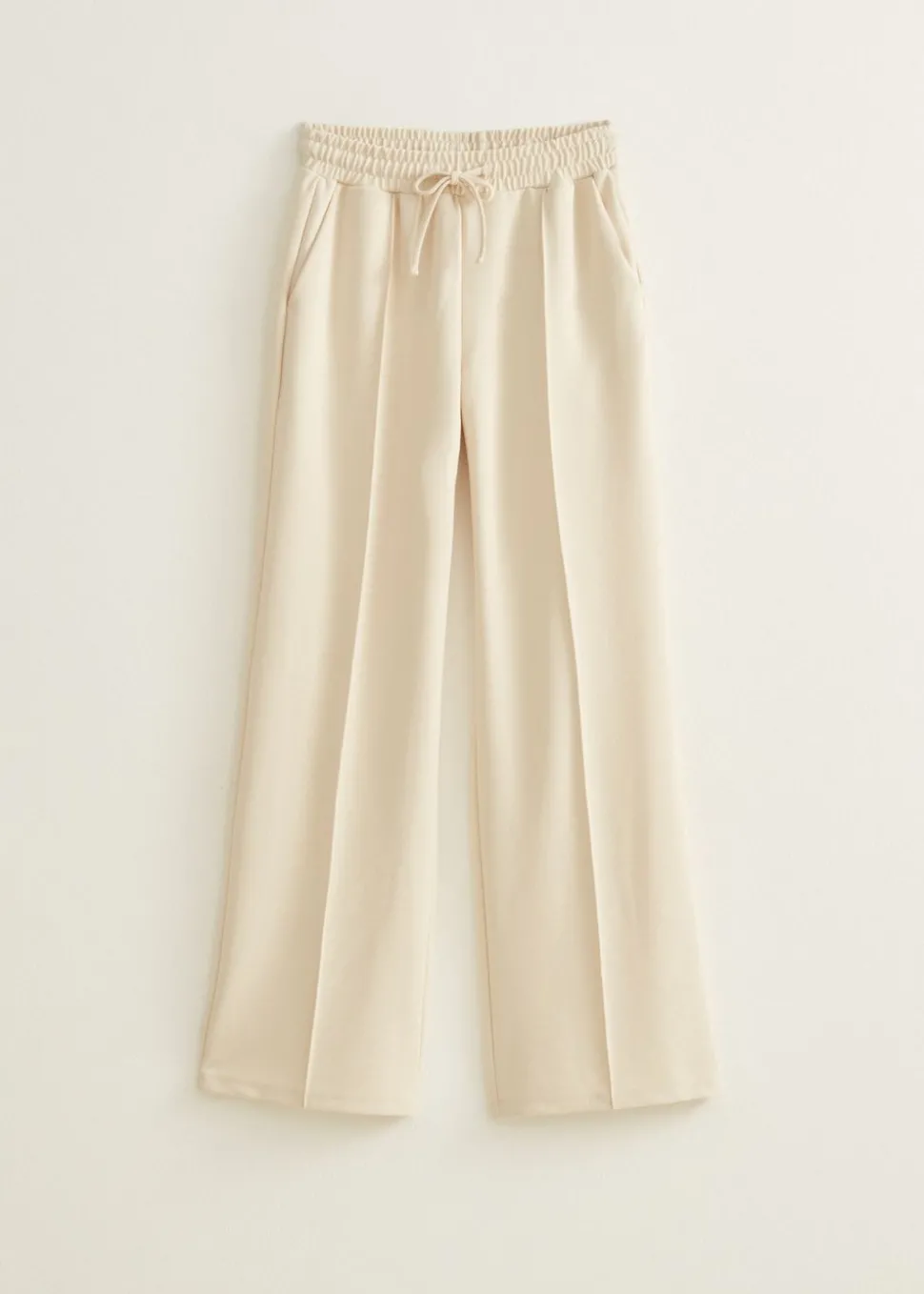 Wijde broek met pintuck
