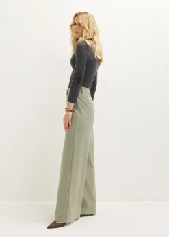 Wijde pantalon met hoge taille