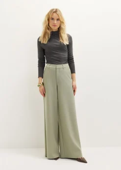 Wijde pantalon met hoge taille
