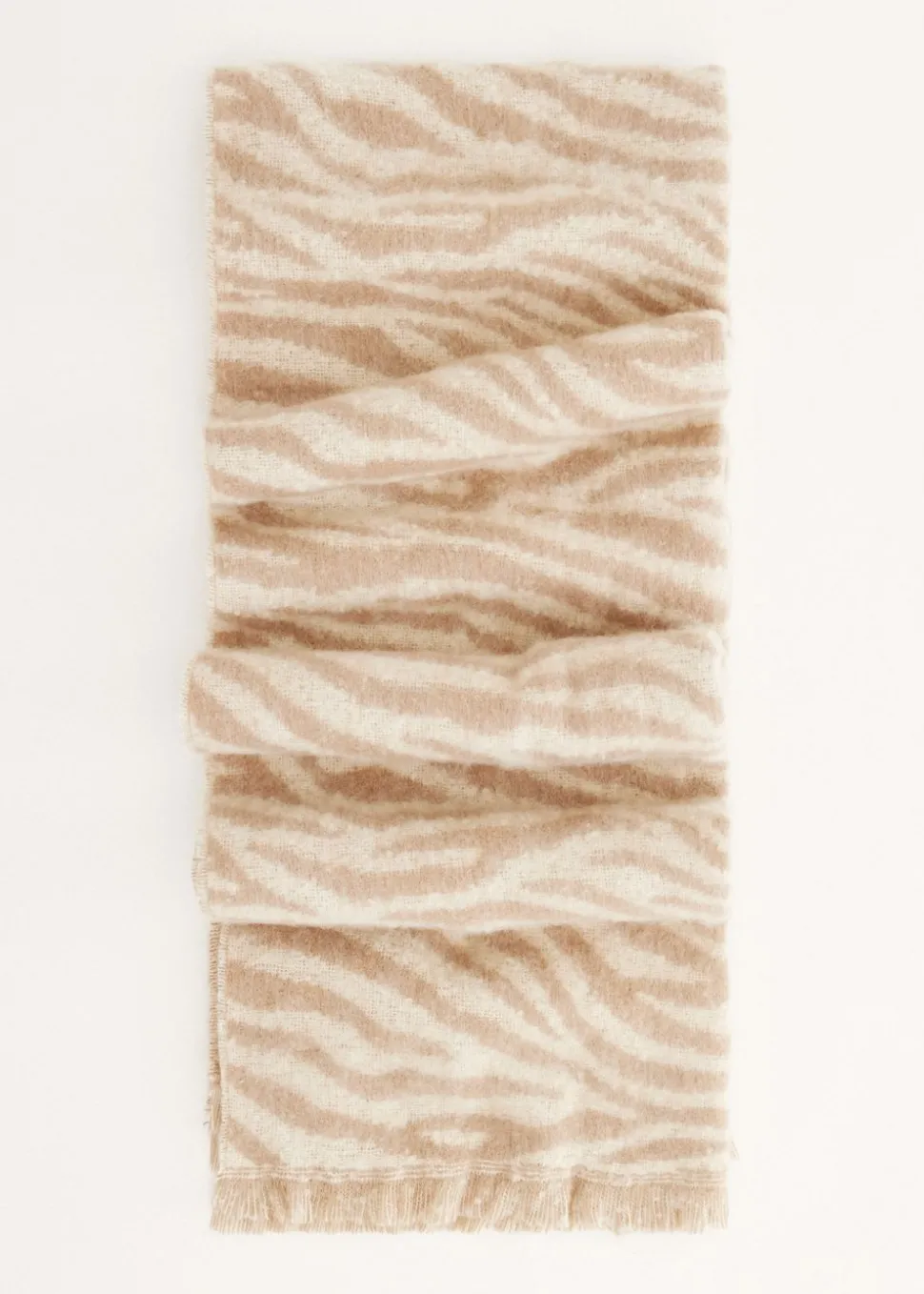 Zachte sjaal met zebraprint
